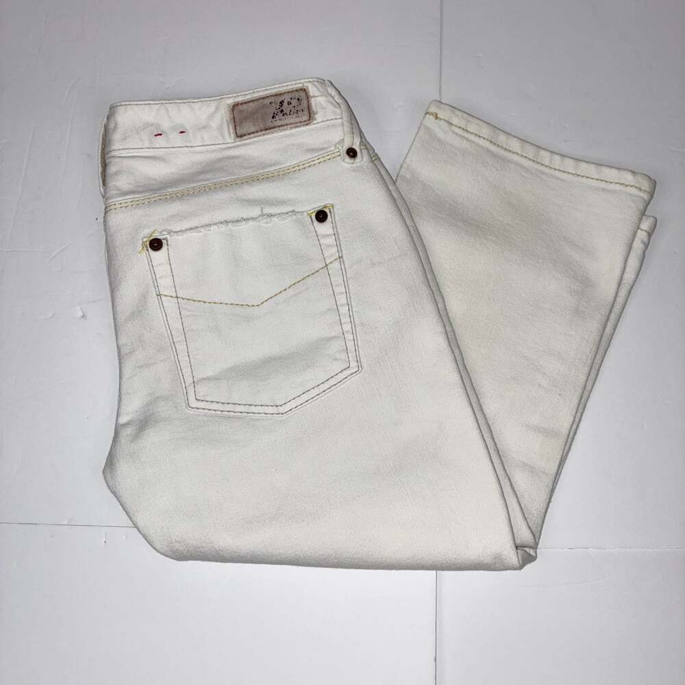 X2 Women Denim Laboratory White Capri Jeans Size 6R